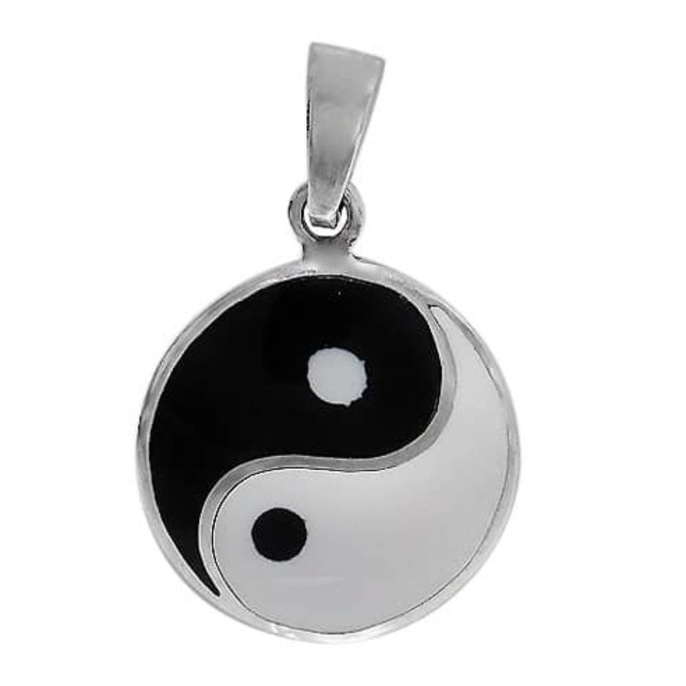 Sterling Silver Yin Yang Pendent